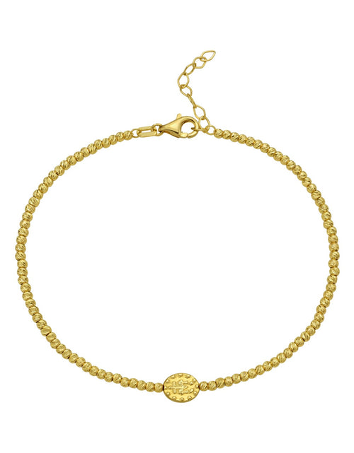Load image into Gallery viewer, 14k Yellow Gold Virgin Mary Medal Bracelet – 8 Inches
