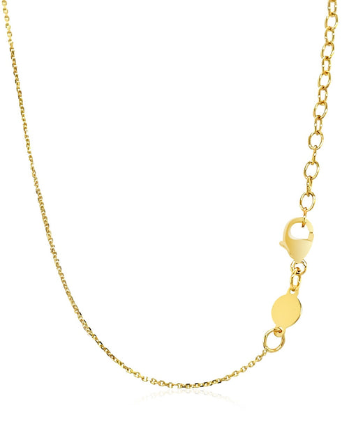 Load image into Gallery viewer, 14K Yellow Gold Curved Bar Necklace
