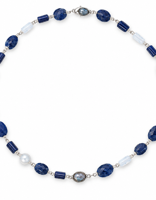Load image into Gallery viewer, Pre-Owned Silpada Silver Blue Necklace - Retired Design
