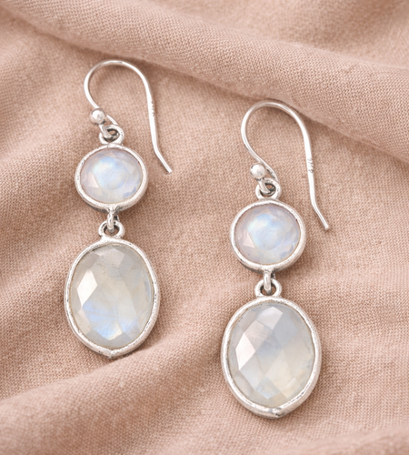 Pre-Owned Silpada OVER THE MOON Earrings