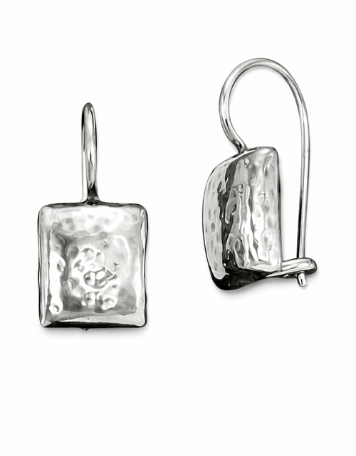 Load image into Gallery viewer, Pre-Owned Silpada Sterling Silver Square Earrings
