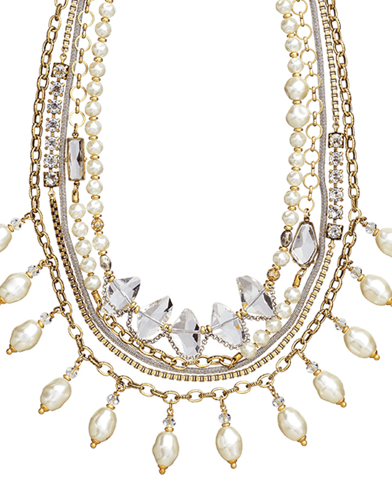 Pre-Owned Silpada's K&R Collection Practical Pearls Convertible Multi-Strand Necklace - Retired Design