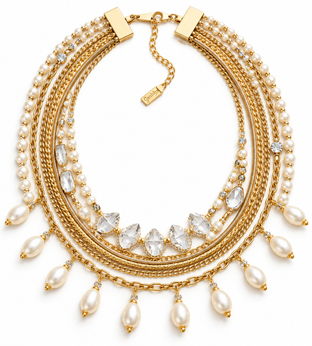 Pre-Owned Silpada's K&R Collection Practical Pearls Convertible Multi-Strand Necklace - Retired Design
