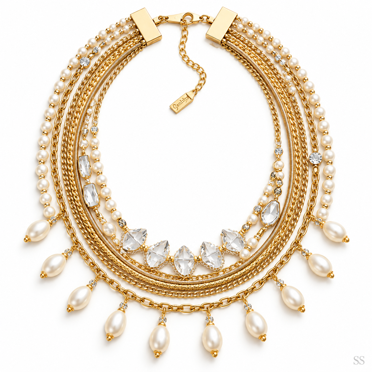 Pre-Owned Silpada's K&R Collection Practical Pearls Convertible Multi-Strand Necklace - Retired Design