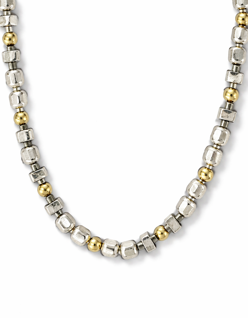 Load image into Gallery viewer, Pre-Owned Silpada Sterling Silver / Gold Filled Bead Necklace - Retired Design
