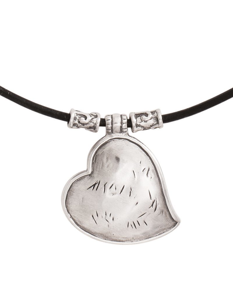 Pre-Owned Silpada "You’ve Got Heart" Necklace - Retired Design