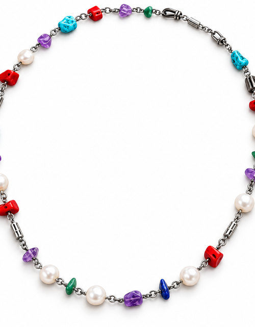 Load image into Gallery viewer, Pre-Owned Silpada Multi-Stone Necklace - Retired Design
