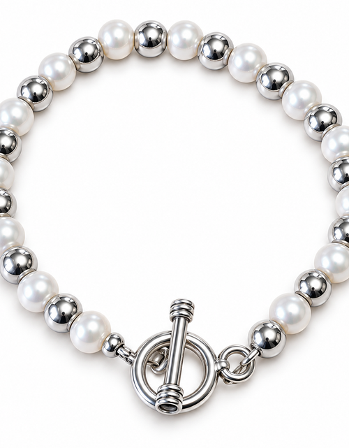 Load image into Gallery viewer, Pre-Owned Silpada Freshwater Pearl Bracelet - Retired Design
