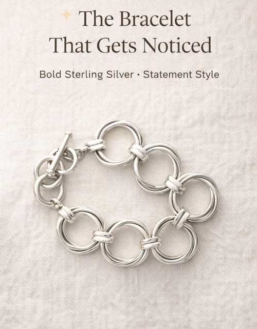 Load image into Gallery viewer, Pre-Owned Silpada Sterling Silver Link Bracelet - Retired Design
