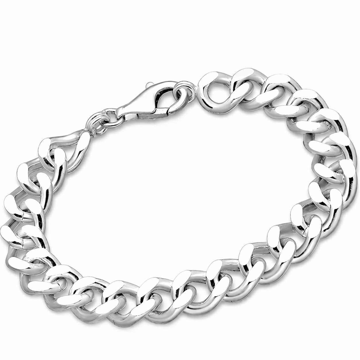 925 Sterling Silver “Urban Luxe” Heavy Link Bracelet