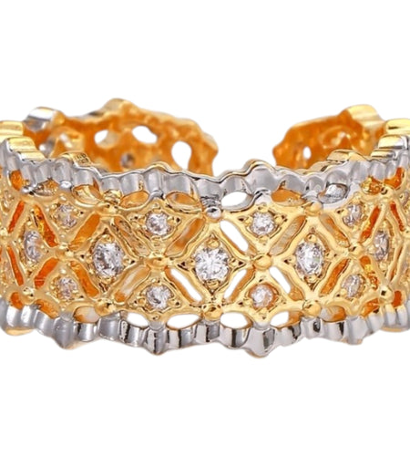 Simply Savvy Lattice Luxe Ring