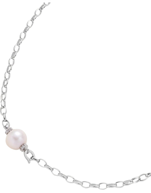 Load image into Gallery viewer, Simply Savvy Luna Pearl Chain Necklace
