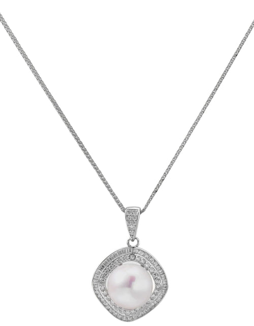 Load image into Gallery viewer, Simply Savvy Halo Pearl Statement Necklace
