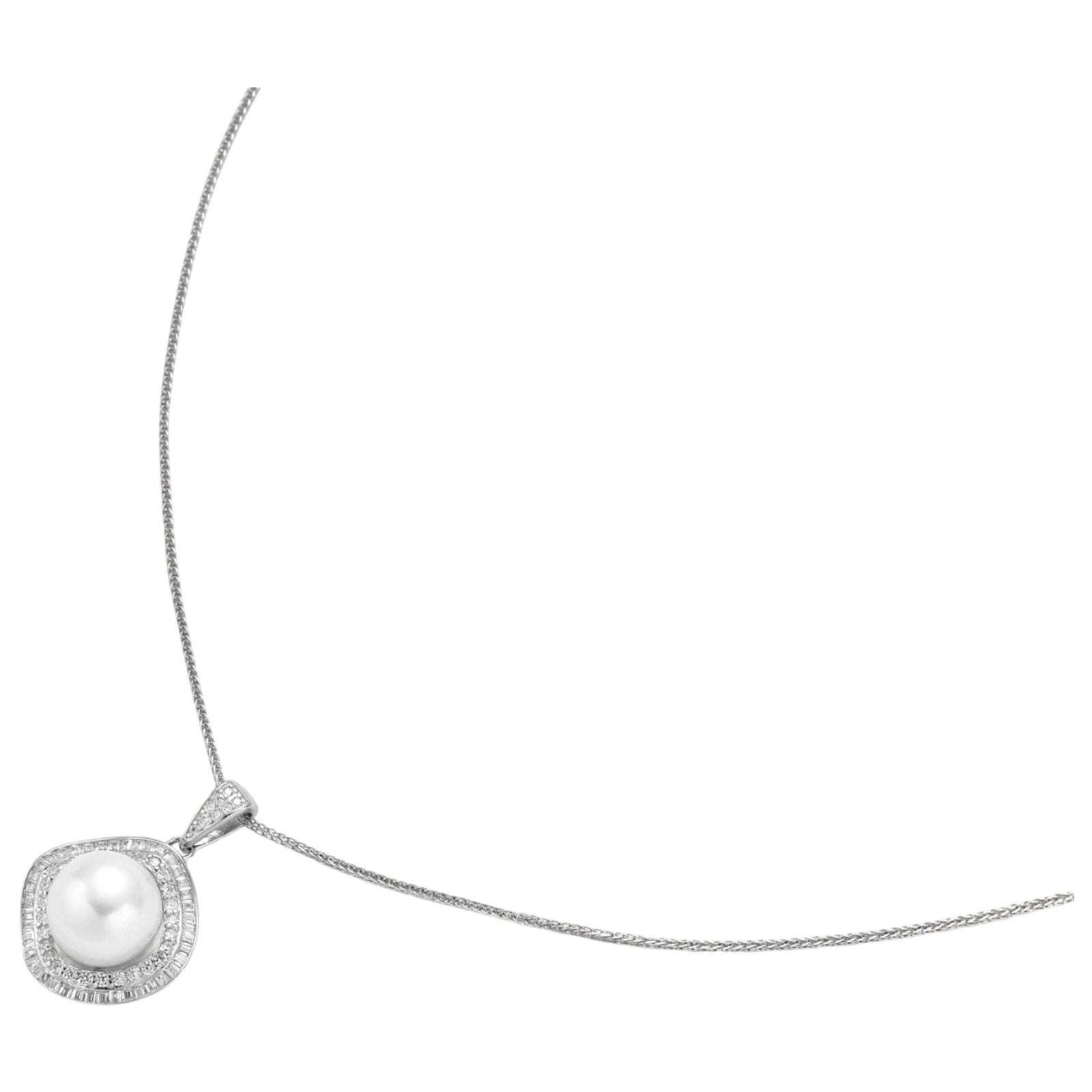 Simply Savvy Halo Pearl Statement Necklace