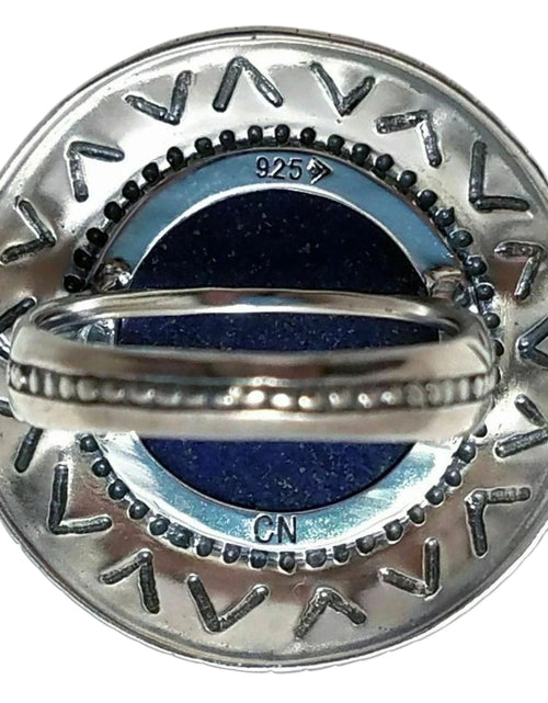 Load image into Gallery viewer, Pre-Owned Silpada Peruvian Ring|Sterling Silver Natural Lapis Lazuli Statement Ring R3270
