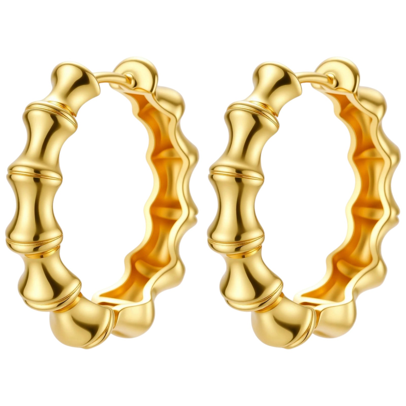 Simply Savvy Bamboo Segment Hoops