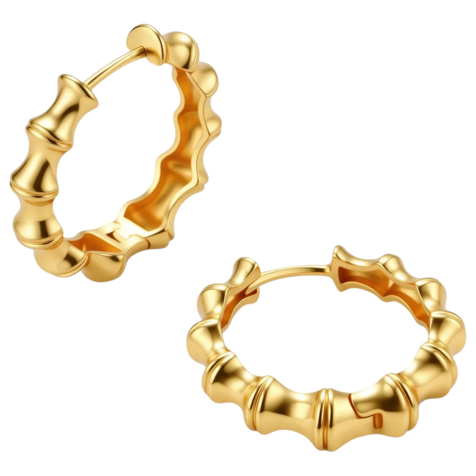 Simply Savvy Bamboo Segment Hoops