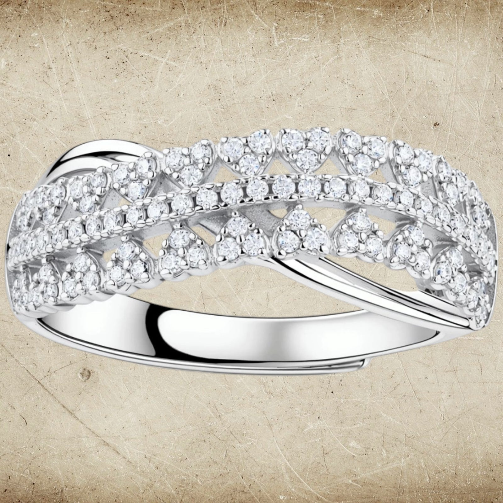 Simply Savvy Infinity Crossover Ring