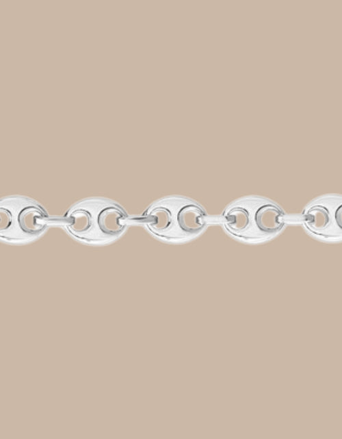 Load image into Gallery viewer, Sterling Silver Puffed Mariner Bracelet
