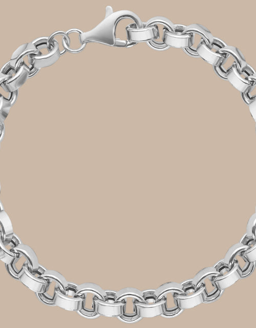 Load image into Gallery viewer, Sterling Silver Rolo Link Bracelet
