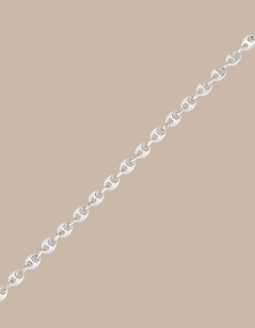 Load image into Gallery viewer, Sterling Silver Puffed Mariner Bracelet
