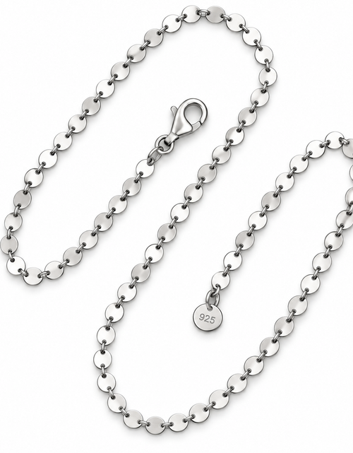 Load image into Gallery viewer, Pre-Owned Silpada Sterling Silver Oxidized Mini Interlocking Disk Necklace - Retired Design
