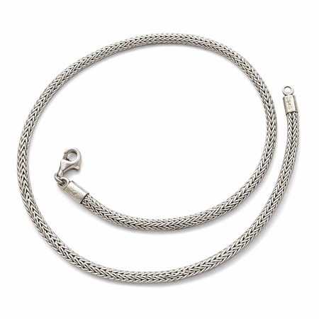 Pre-Owned Silpada Silver Omega Necklace - Retired Design