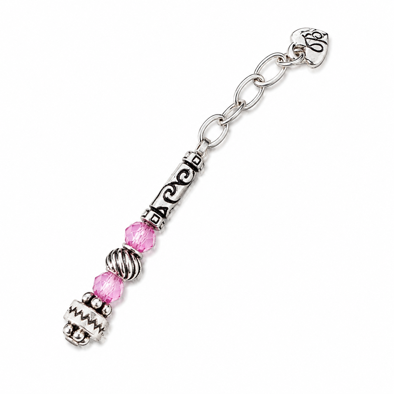 Brighton Rainbow Crystal Silver Tone Bracelet Adjustable 7-8"