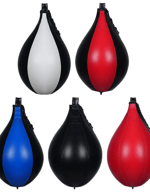 Load image into Gallery viewer, Boxing Speed Ball Hanging Punching Bag PU Leather Boxing Reflex Ball Stress Relief Boxing Striking Bag Boxing Equipment
