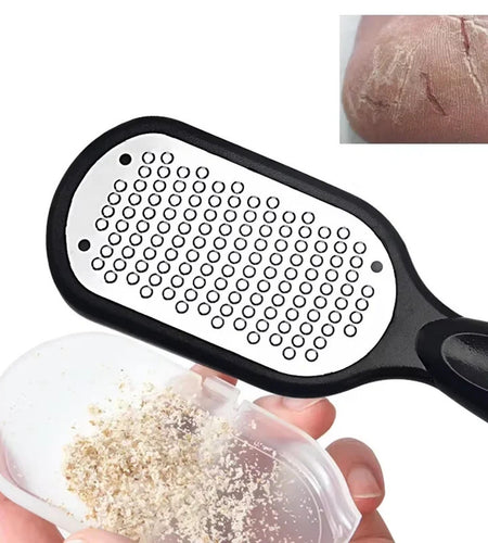 SilkyStep Pro – Double-Sided Stainless Steel Foot File for Callus & Dead Skin Removal