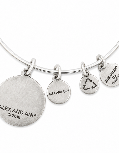 Load image into Gallery viewer, Alex and Ani Las Vegas Casino Chip Charm Expandable Bangle Bracelet
