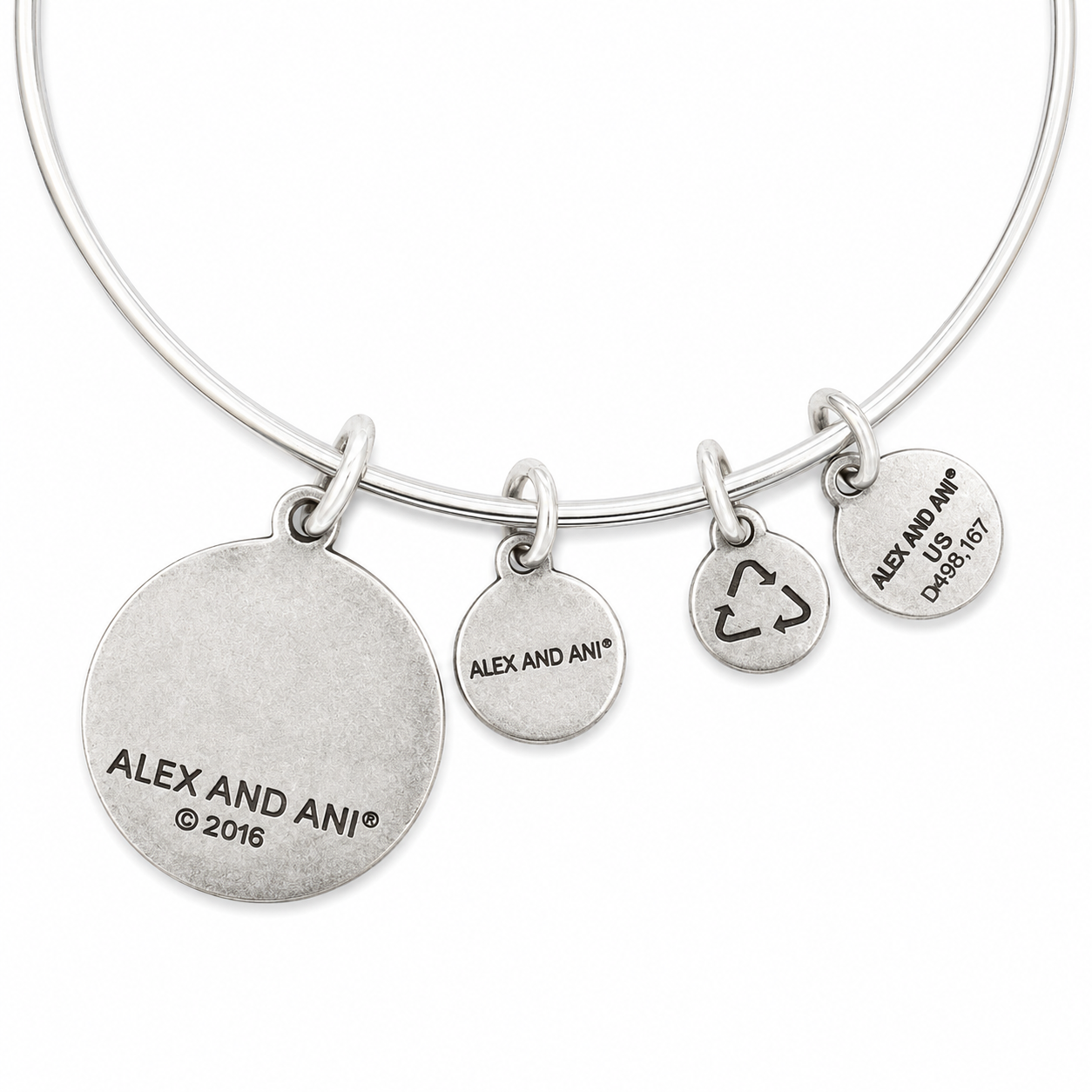 Alex and Ani Las Vegas Casino Chip Charm Expandable Bangle Bracelet