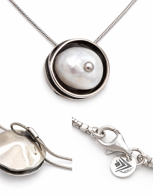 Load image into Gallery viewer, Pre-Owned Silpada Freshwater Coin Pearl Necklace - Retired Design
