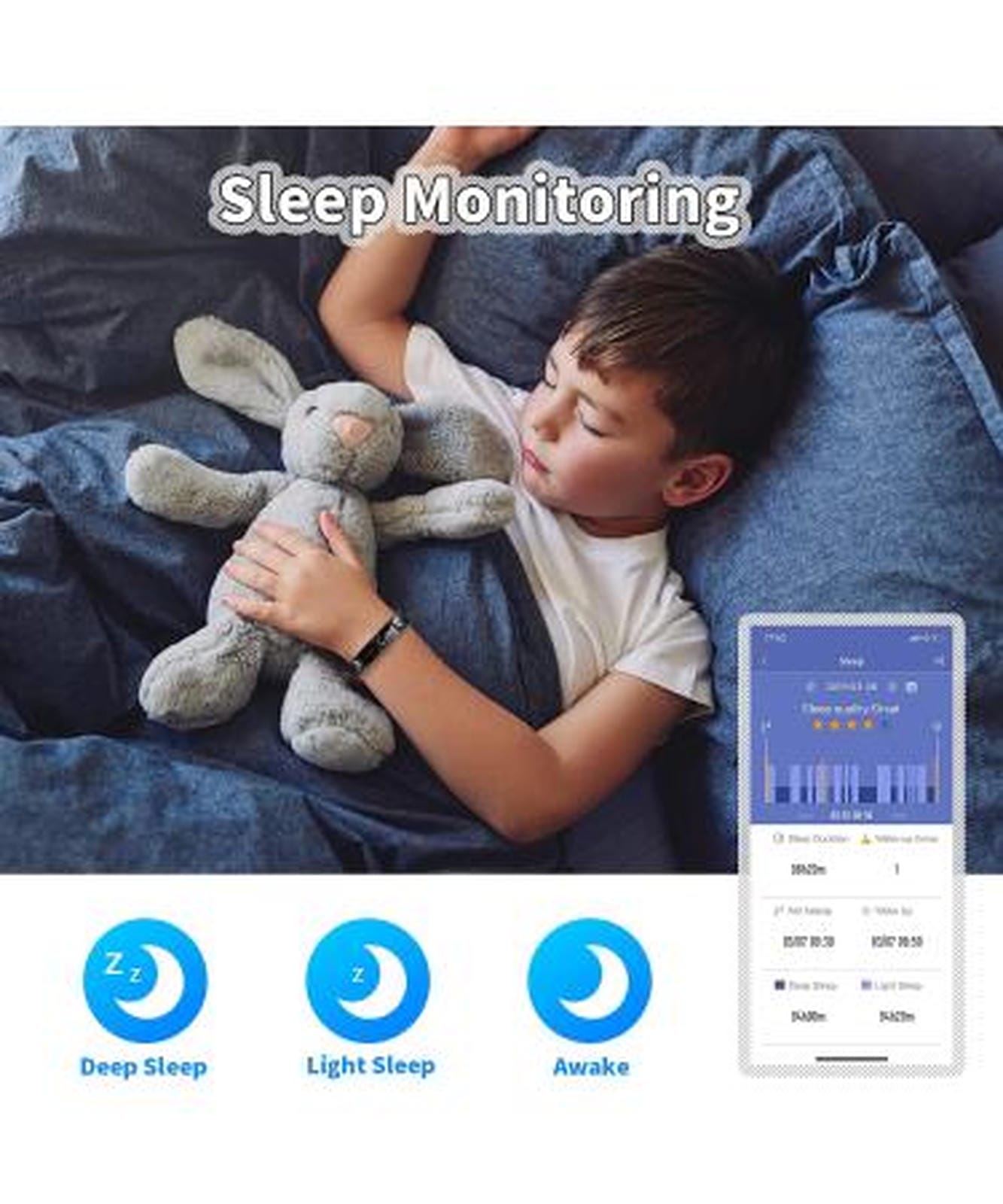 Kids Watch Fitness Tracker, Fitness Watches for Kids, Activity Tracker with Pedometers, Stopwatch, IP68 Waterproof, 11 Sport Modes Smart Watch for Kids Age 6-16 Years Old