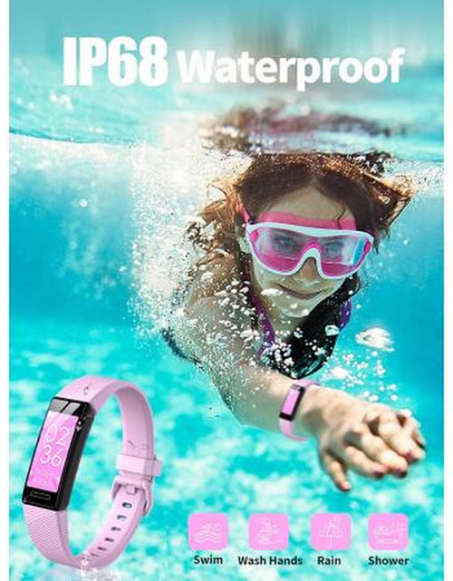 Load image into Gallery viewer, Kids Watch Fitness Tracker, Fitness Watches for Kids, Activity Tracker with Pedometers, Stopwatch, IP68 Waterproof, 11 Sport Modes Smart Watch for Kids Age 6-16 Years Old
