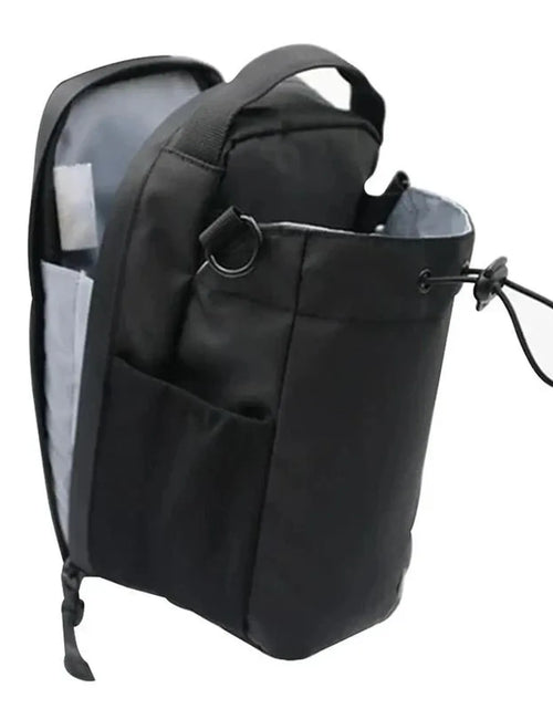 Load image into Gallery viewer, Magnetic Water Bottle Holder Gym Water Bottle Carrier Bag W/ Phone Pocket Handle Shoulder Strap 6 Built-In Magnets Water Bottle
