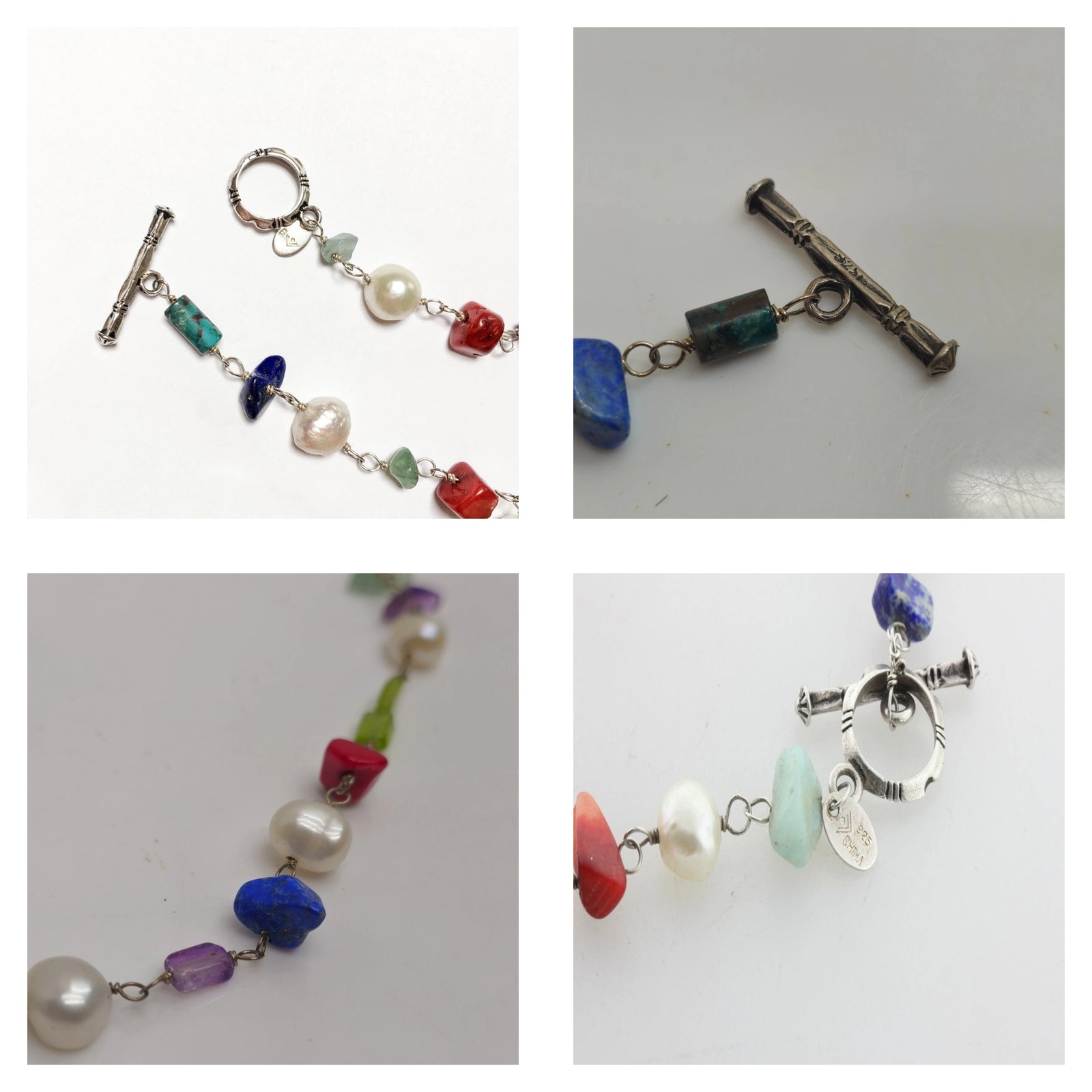 Pre-Owned Silpada Multi-Stone Necklace - Retired Design