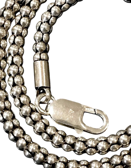 Load image into Gallery viewer, Pre-Owned Silpada Sterling Silver Popcorn Necklace - Retired Design
