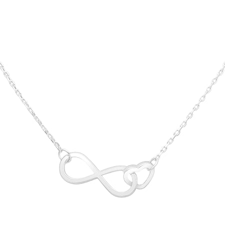 925 Sterling Silver “Linked Balance” Double Circle Link Necklace – Minimalist Geometric Pendant Adjustable
