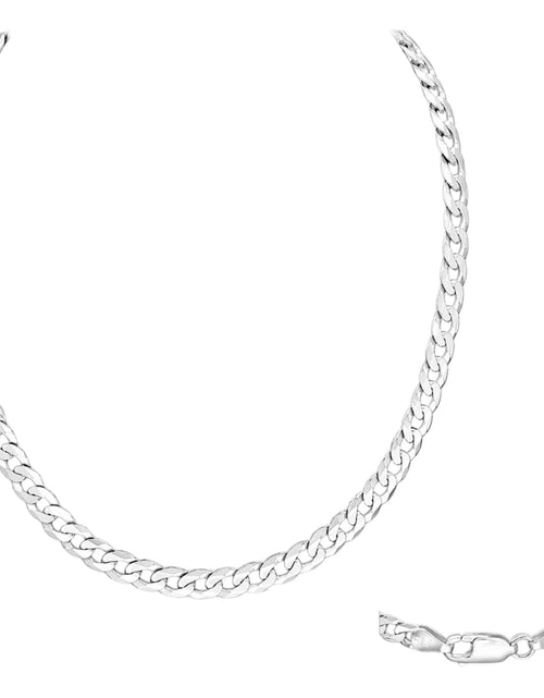 Load image into Gallery viewer, 925 Sterling Silver Milano Curb Chain Necklace
