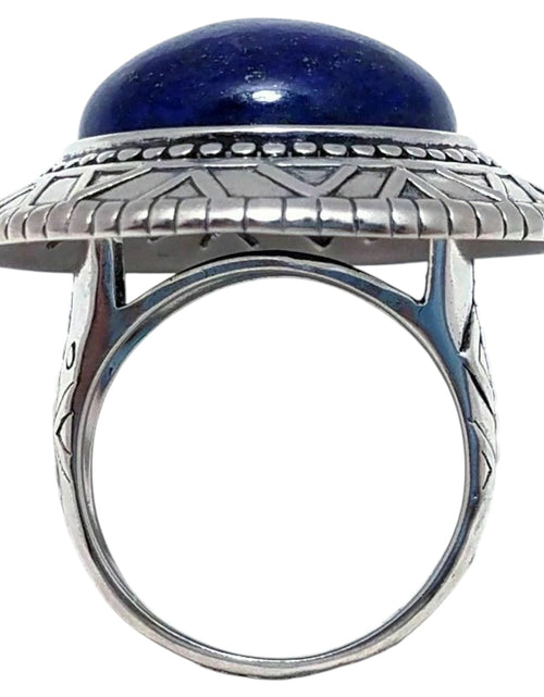 Load image into Gallery viewer, Pre-Owned Silpada Peruvian Ring|Sterling Silver Natural Lapis Lazuli Statement Ring R3270
