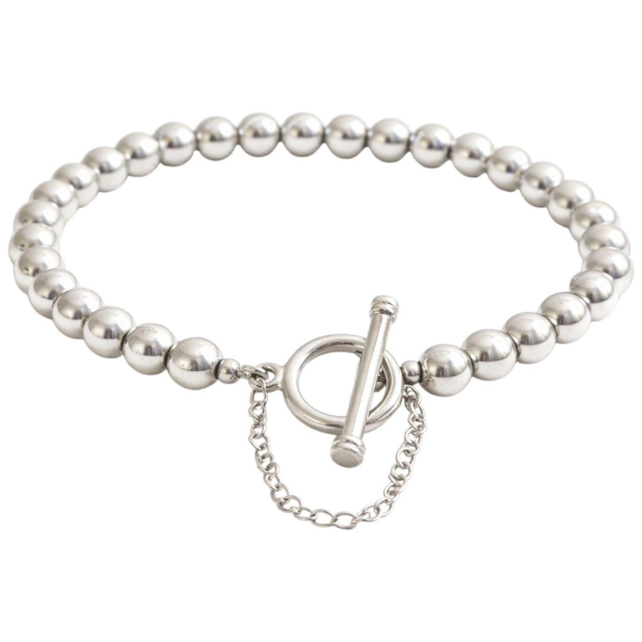 Pre-Owned Silpada Sterling Silver Beaded Bracelet - Retired Design