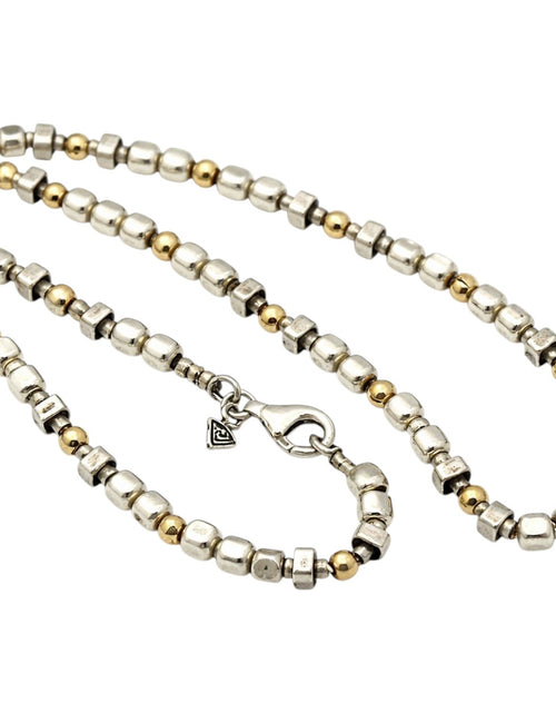 Load image into Gallery viewer, Pre-Owned Silpada Sterling Silver / Gold Filled Bead Necklace - Retired Design
