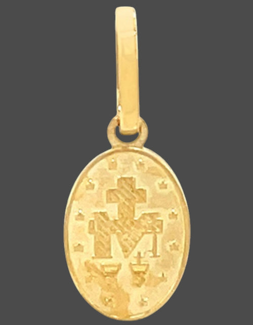 Load image into Gallery viewer, 14K Yellow Gold Miraculous Medal Pendant
