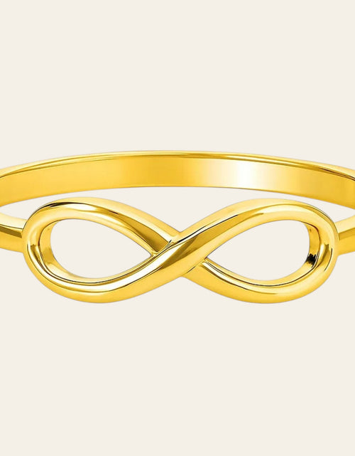 Load image into Gallery viewer, 14K Yellow Gold High-Polish Infinity Ring
