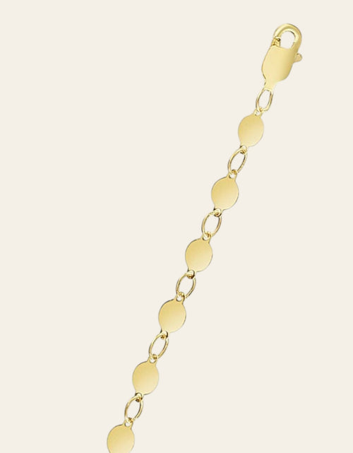 Load image into Gallery viewer, 14K Yellow Gold Polished Circle Station Necklace
